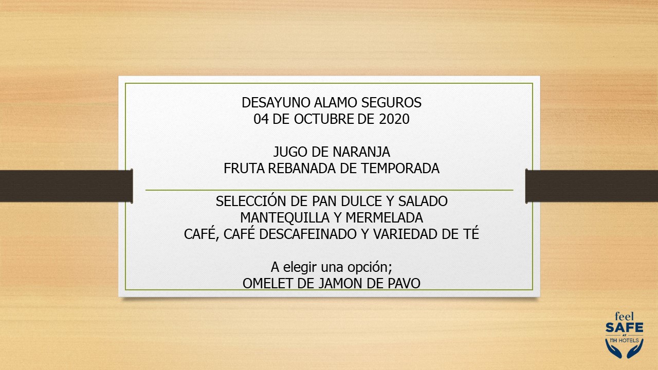 Carta de NH COLLECTION T2 AEROPUERTO  — página 2